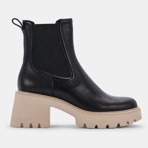 Dolce Vita HAWK H20 WIDE BOOTIES BLACK LEATHER 8